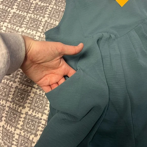 Sage One Piece with pockets! - Picture 3 of 3